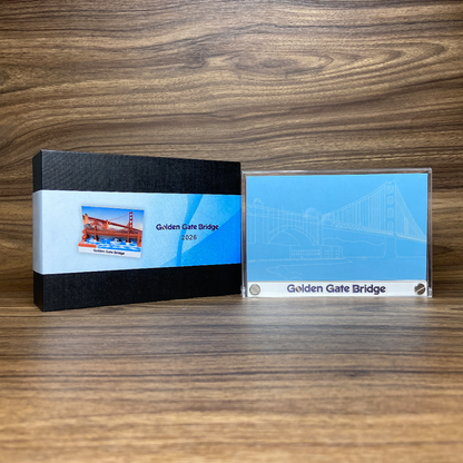 TimePiece® Calendar 3D - Golden Gate Bridge