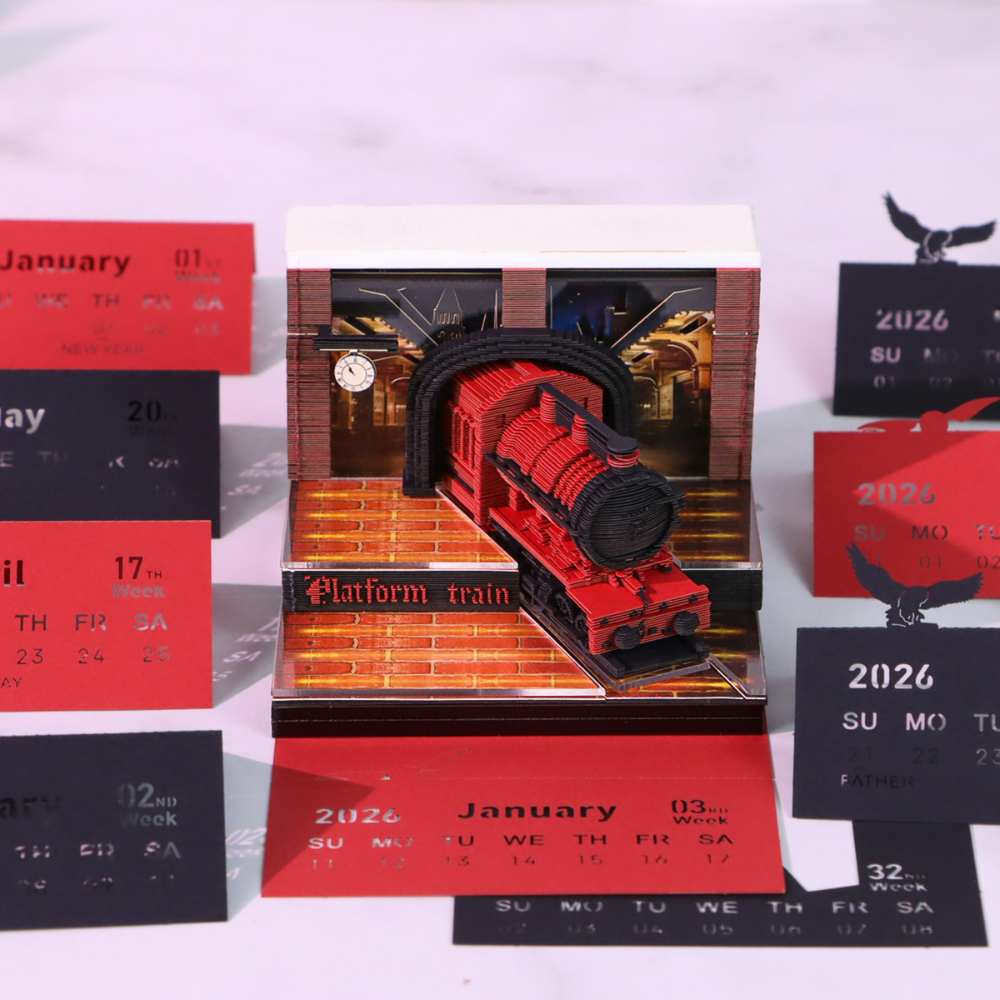TimePiece® Calendar 3D - Magic Train