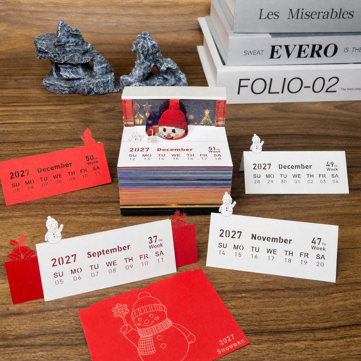 TimePiece® Calendar 3D - Snowman