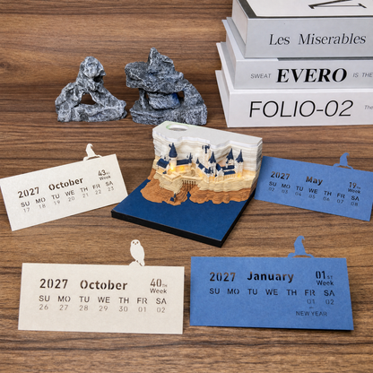 TimePiece® Calendar 3D - Hogwarts
