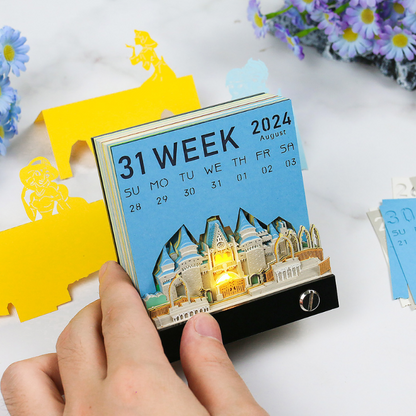 TimePiece® Calendar 3D - D'ney Castle