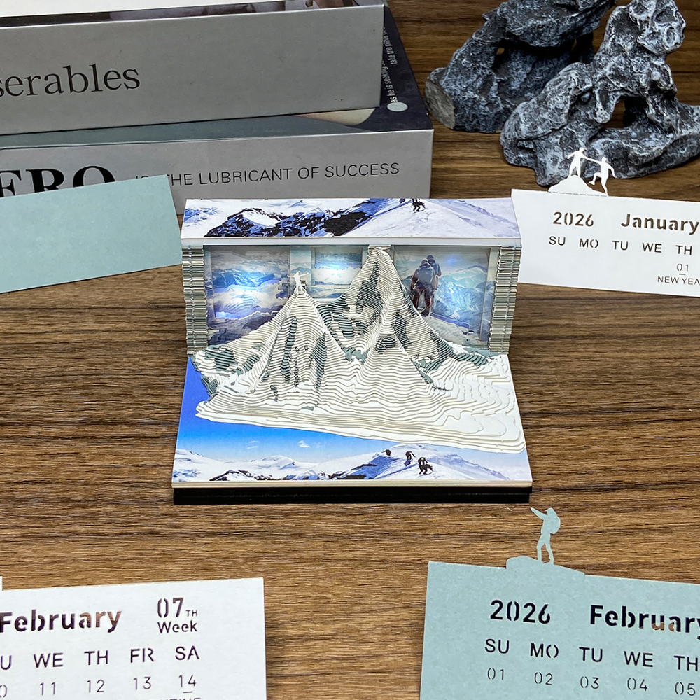 TimePiece® Calendar 3D - Mount Everest