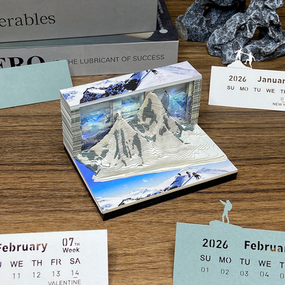 TimePiece® Calendar 3D - Mount Everest