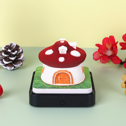 TimePiece® Calendar 3D - Mushroom Hut