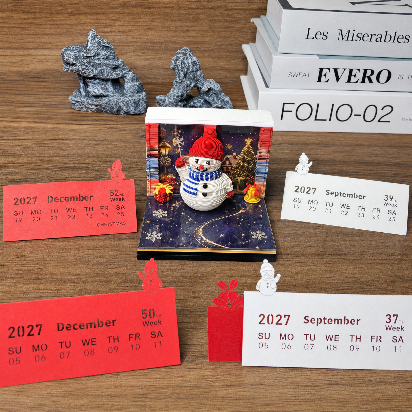 TimePiece® Calendar 3D - Snowman