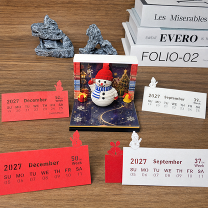 TimePiece® Calendar 3D - Snowman