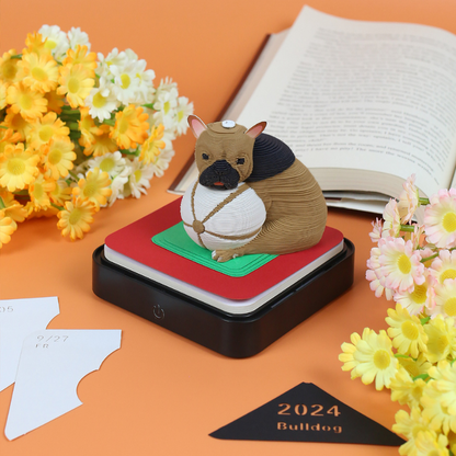 TimePiece® Calendar 3D - French Bulldog