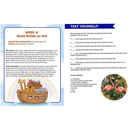 Bible Study: 52 Week Workbook for Kids