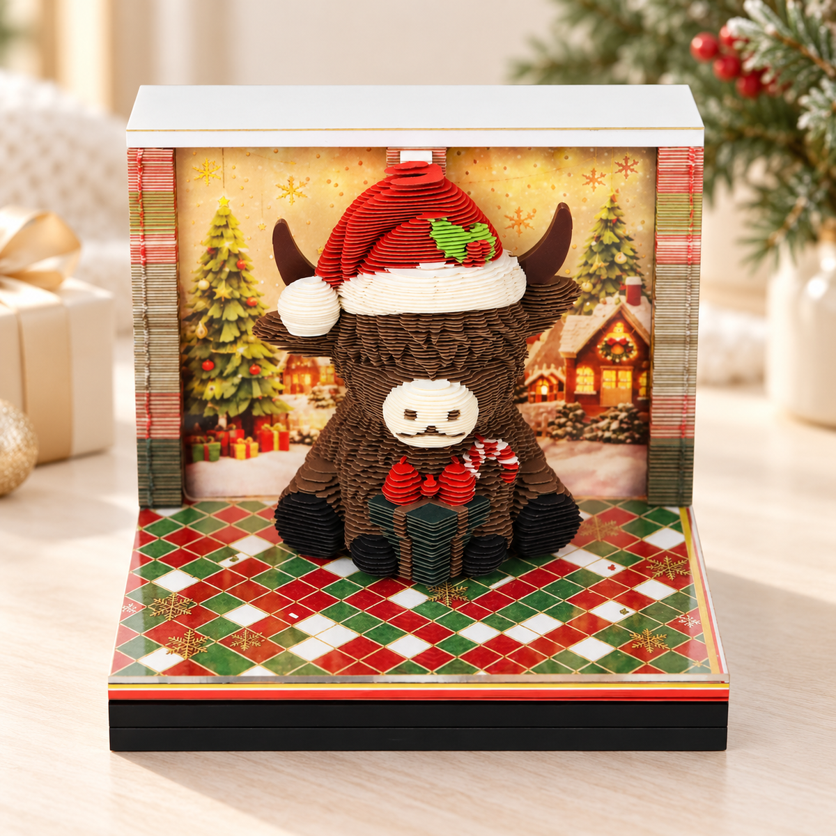 TimePiece® Calendar 3D - Highland Cow