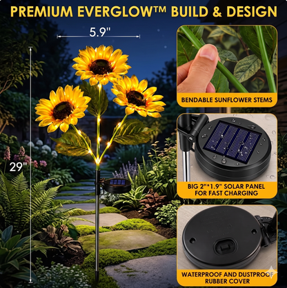 EverGlow Solar Sunflowers