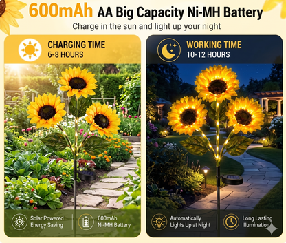 EverGlow Solar Sunflowers