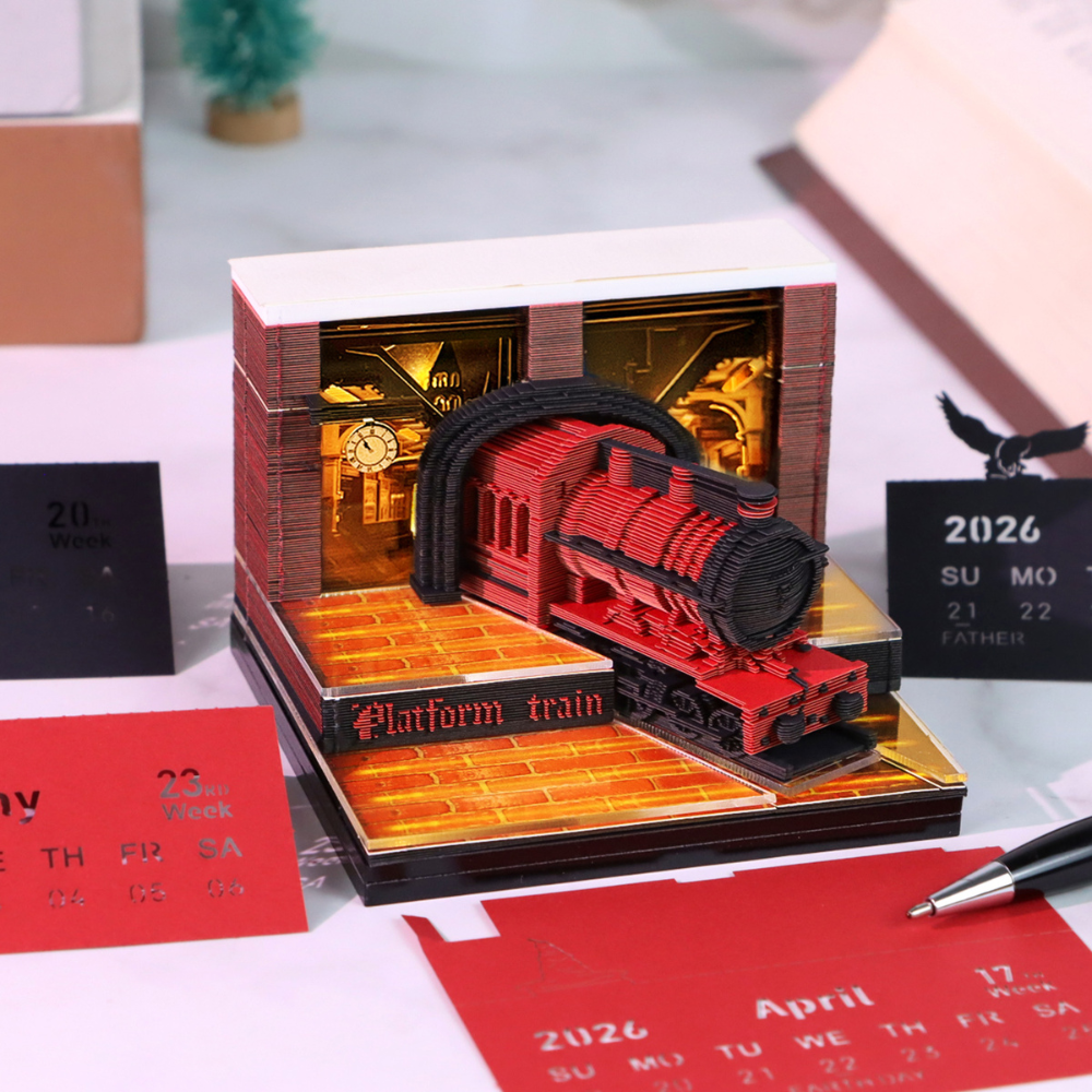 TimePiece® Calendar 3D - Magic Train