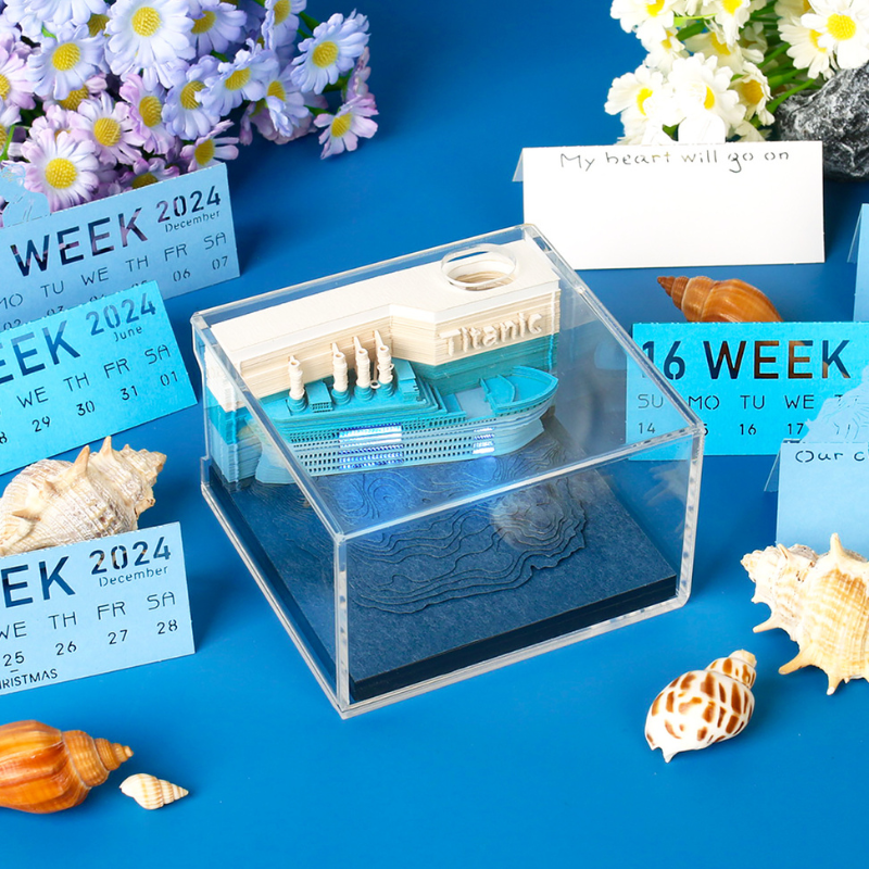 TimePiece Calendar 3D Cruise Ship Eco Commuters timepiece-calendar-3d-cruise-ship-eco-commuters