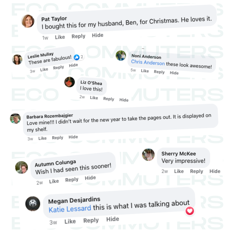 TimePiece® Calendar Earth – Eco Commuters